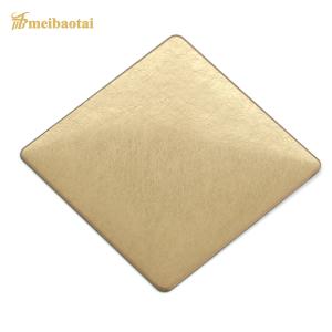 China Astm 4x8 Stainless Steel Wall Panels Hairline NO.4 Brushed Surface PVD Coated factory