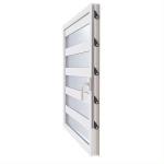 Aluminium Frame Glass Jalousie Windows Powder Coating Glass Louver Windows