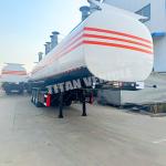 TITAN 3 Axle 45000 Liters Diesel Fuel Trailer Oi Fuel Tanker Trailer for Sale in