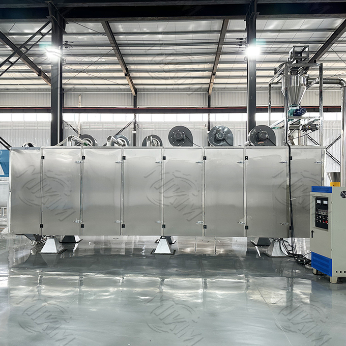 Low Electricity Floating Fish Feed Extruder Processing Line CE / ISO Certification