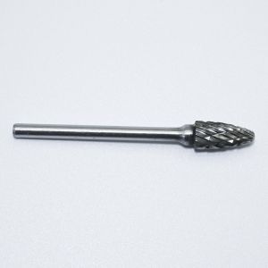 Type F Standard Tungsten Carbide Rotary Burr with 120° Point Angle and 3 Years Warranty for Metal Machining