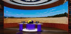 China Stage Event Curved LED Display / Indoor Curved Led Video Wall Displays factory