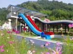 Children Pipe Water Slide , Water Park Slide Customized Color 7.5kW / Slide