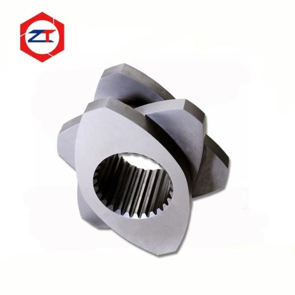 Melting Zone Extruder Screw Elements Tool Steel / 38CrMOAla Material High