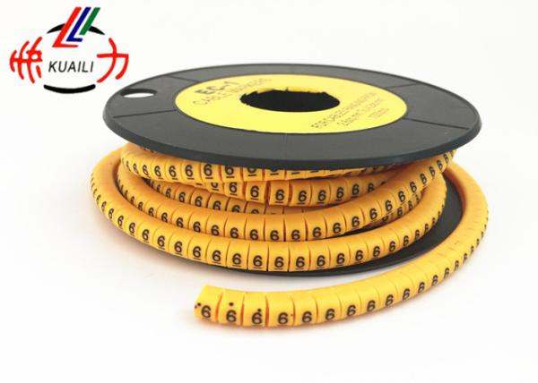 Flat Heat Shrinkable EC Type Cable Marker Tube Cable Sleeve With Customized