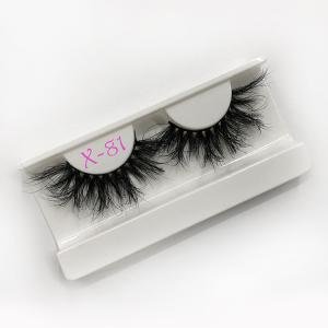 China 100% Real Siberain 25MM Mink Lashes For Daily Makeup On Promotion Private Label factory