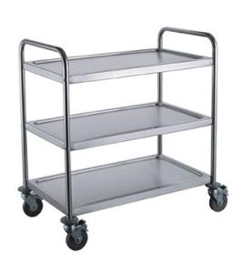 China Disassembly-Assembly Type Round Tube Stainless Steel Trolley Welding-type Square Tube Stainless Steel Trolley factory