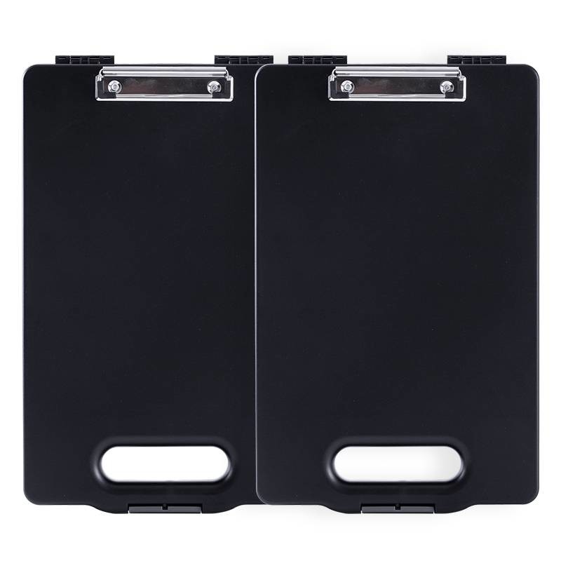Break Resistant Portable A4 File Box Transparent Plastic Box OEM 20.1*40.5cm