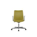 Mid Back Yellow Hotel Desk Chairs Luxury Executive Chair BIFMA Odm