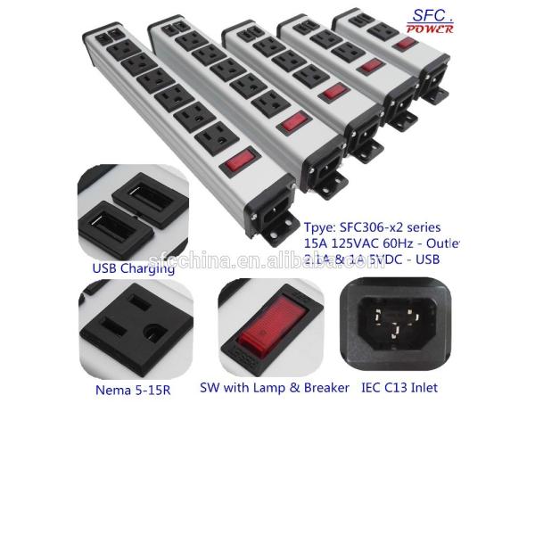 China USB Charging 5v 2.4a &1A Desktop Socket / Tabletop Socket factory
