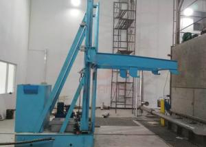 China Plant / Workshop Rail Transfer Cart , Electric Warehouse Cart With Lifting Arm factory