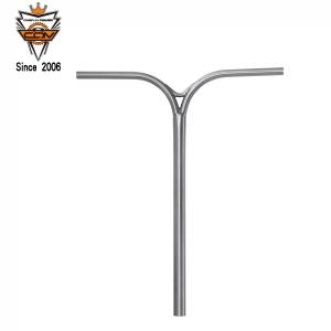 China Oversized Titanium T Bars Handlebar Street Scooter Bar 25.1 - 26.5mm Clamp Diameter factory