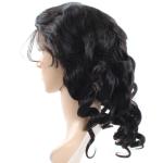 Attractive Cambodian Lace Front Human Hair Wigs Loose Wave Full Cuticle Aligned