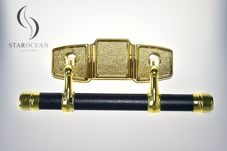 Gold Classic Design European Style Heavy Lifting Coffin Hardware Kit PP Panel SW-E