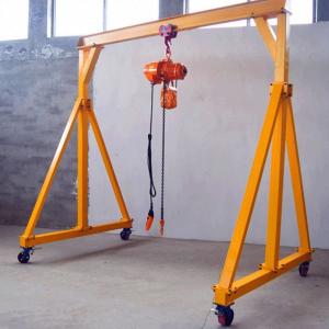 China Adjustable Height 3.5t Small Portable Gantry Crane Working Class A3 factory