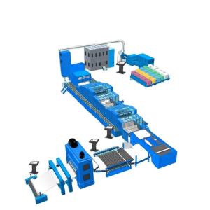 China Fabric Polyester Wadding Machine 200m/Min Speed Cotton Wadding Machine factory