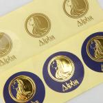 38mm Removable Round Paper Sticker Labels For Hair Extension