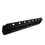 8 Eyes Tunnel 300mW Red Laser 5W Amber LEDs 2in1 Moving Head Bar