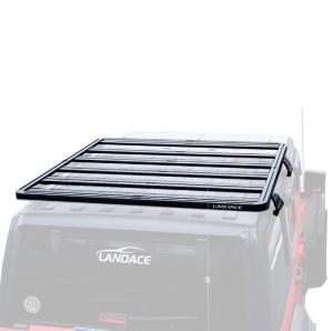 China Aluminum Ladder Roof Rack for Jeep Jl Customized 4x4 Kj Car Racks and Ready to Ship factory