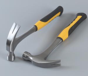 China 16OZ Forged Carbon Steel Conjoined Steel Handle American Type Claw Hammers factory