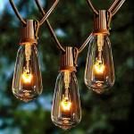 ST40 20Ft Edison Vintage Bistro Waterproof Patio String Lights