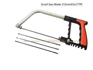 China Scroll Saw Blade 153mmX3x10T/14T/17T/18T/24T Cutting wood,Plastic,Low-hardness metal factory