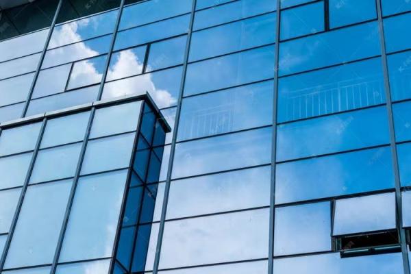 Customizable Glass Curtain Wall Panels Waterproof Soundproof Energy Saving