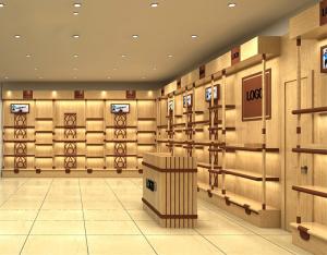 China Wall Mount Shoe Display Shelves Footwear Display Stands Easy Assemble factory