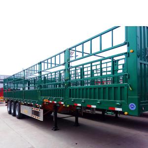 China 3/4 Axles 40ft Side Wall Heavy Duty Semi Trailers / Low Bed Semi Trailer Truck factory