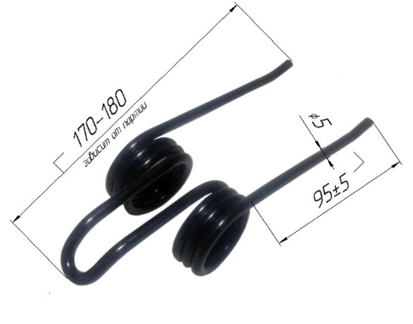 Customizable Agricultural Machine Parts: Tine Baler Compression Springs,