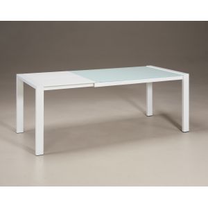 China Practical Retractable Dining Table Modern Expandable Dining Table 90cm Width For Showroom factory