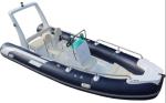 2022 rigid hull inflatable rib boat 17ft with back cabin rib520B