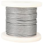 6x19 FC Steel Caboe Rope Wires 4mm/6mm/8mm Stainless Steel Wire Rope AISI304
