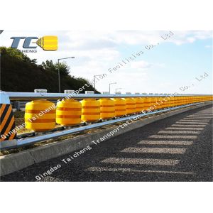 China Safe Road Traffic Barrier EVA Material Safety Roller Barrier on sale