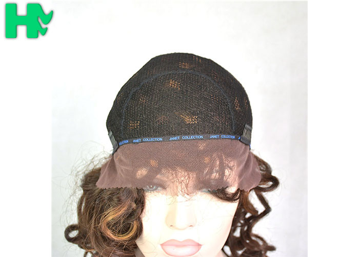 Cosplay Hair Brown Inner Buckle Women Wig For Heat Resistant Synthetic Wigs