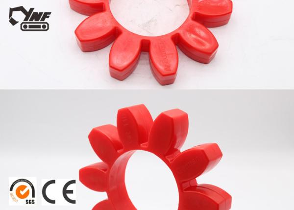 Flexible Excavator Engine Parts PU Rubber Spider Coupling Standard Or Nonstandar