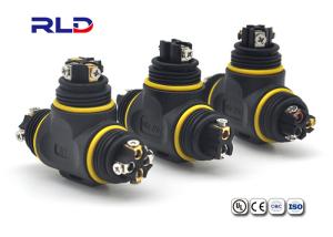 China T Shaped Waterproof AC Power Connector Outdoor 2PIN 3PIN IP68 Connector factory