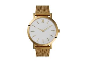 China 30 Atm Slim Stainless Steel Waterproof Watch With Milanese Bracelet factory