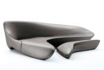 Moon Shaped Modern Classic Sofa / Zaha Hadid Half Moon System Sofa