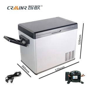 China Anti - Vibration Mini Car Refrigerator , 50L Portable Mini Fridge For Camping factory