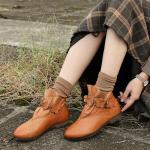 S397 Leather Shoes Handmade Toe Layer Cowhide High Quality Women'S Shoes Custom