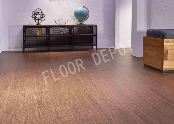 Pressure Resistant Commercial Vinyl Flooring Click Lock UV Coating Wearlayer 0
