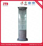 Lighting Display Supermarket Shelving Glasses Cabinet In Showroom