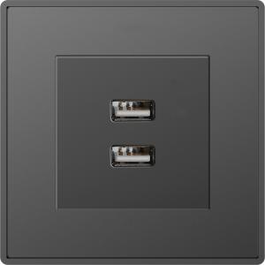 China Full Plastic USB Charger Socket 100-240V AC For Home Hotel Villa factory
