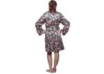 Winter Women'S Long Sleeve Satin Pajamas , Breathable Ladies Night Sleeping