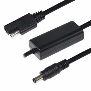 SAE to DC Plug Step up Converter Cable 5V to 12V Power Boost Adapter Cord for