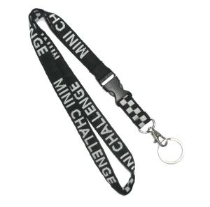 China Metal Ring Event Woven Dye Sublimation Lanyards For Smartphone / ID Badges factory