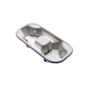 Biodegradable 13.5 Grams 2 Cup Coffee Cup Carrier Tray