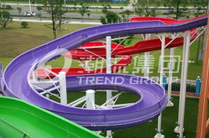 China Fun Backyard Custom Water Pool Slides For Family , Amusement Park / Water Park Equipment on sale