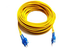 China SC UPC SM MM Single Mode Patch Cable Duplex 2.0mm 30m factory